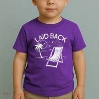 Laid Back Beach Vacation Time Toddler T-Shirt thumb 2