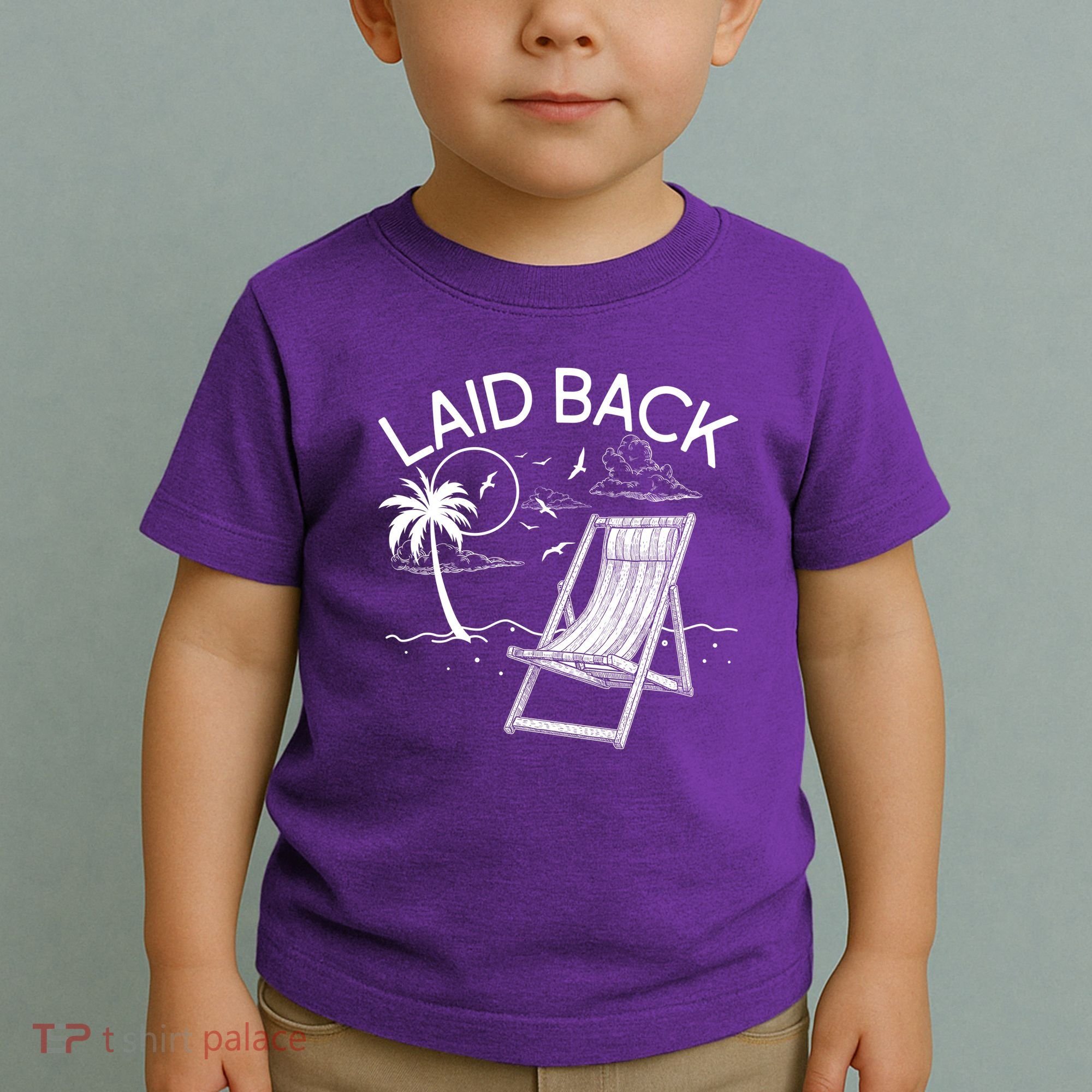 Laid Back Beach Vacation Time Toddler T-Shirt
