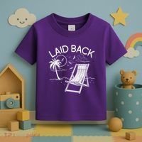 Laid Back Beach Vacation Time Toddler T-Shirt thumb 3