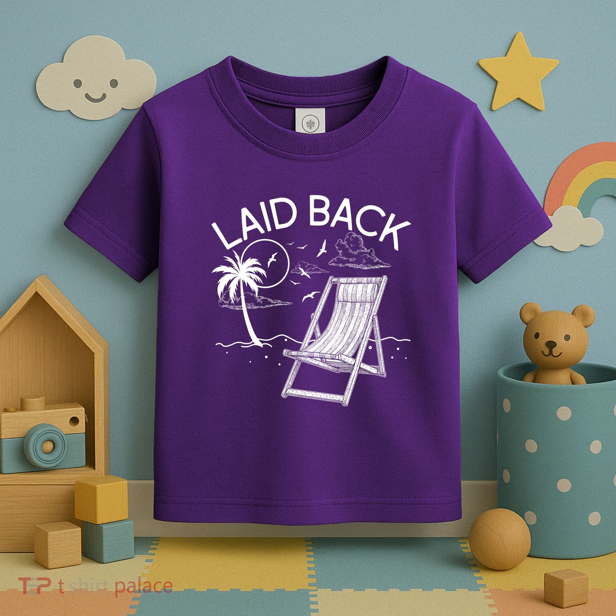 Laid Back Beach Vacation Time Toddler T-Shirt
