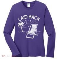 Laid Back Beach Vacation Time Women's Long Sleeve Shirt thumb 0