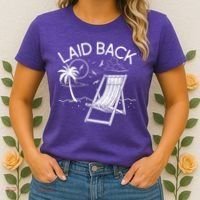 Laid Back Beach Vacation Time Women's T-Shirt thumb 2