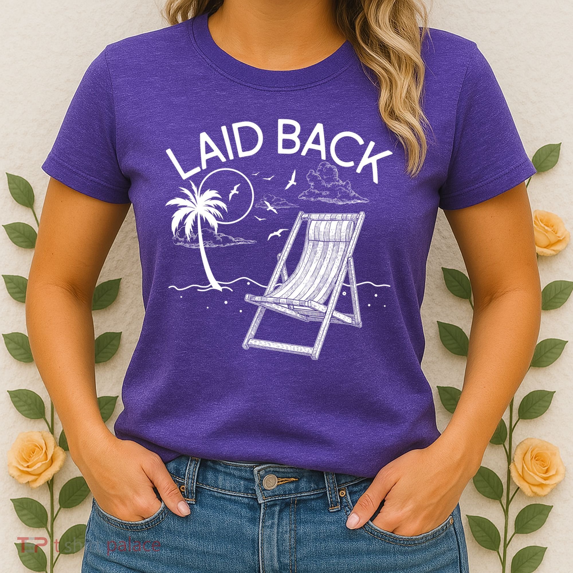 Laid Back Beach Vacation Time Women's T-Shirt