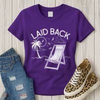 Laid Back Beach Vacation Time Women's T-Shirt thumb 3