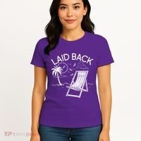 Laid Back Beach Vacation Time Women's T-Shirt thumb 4