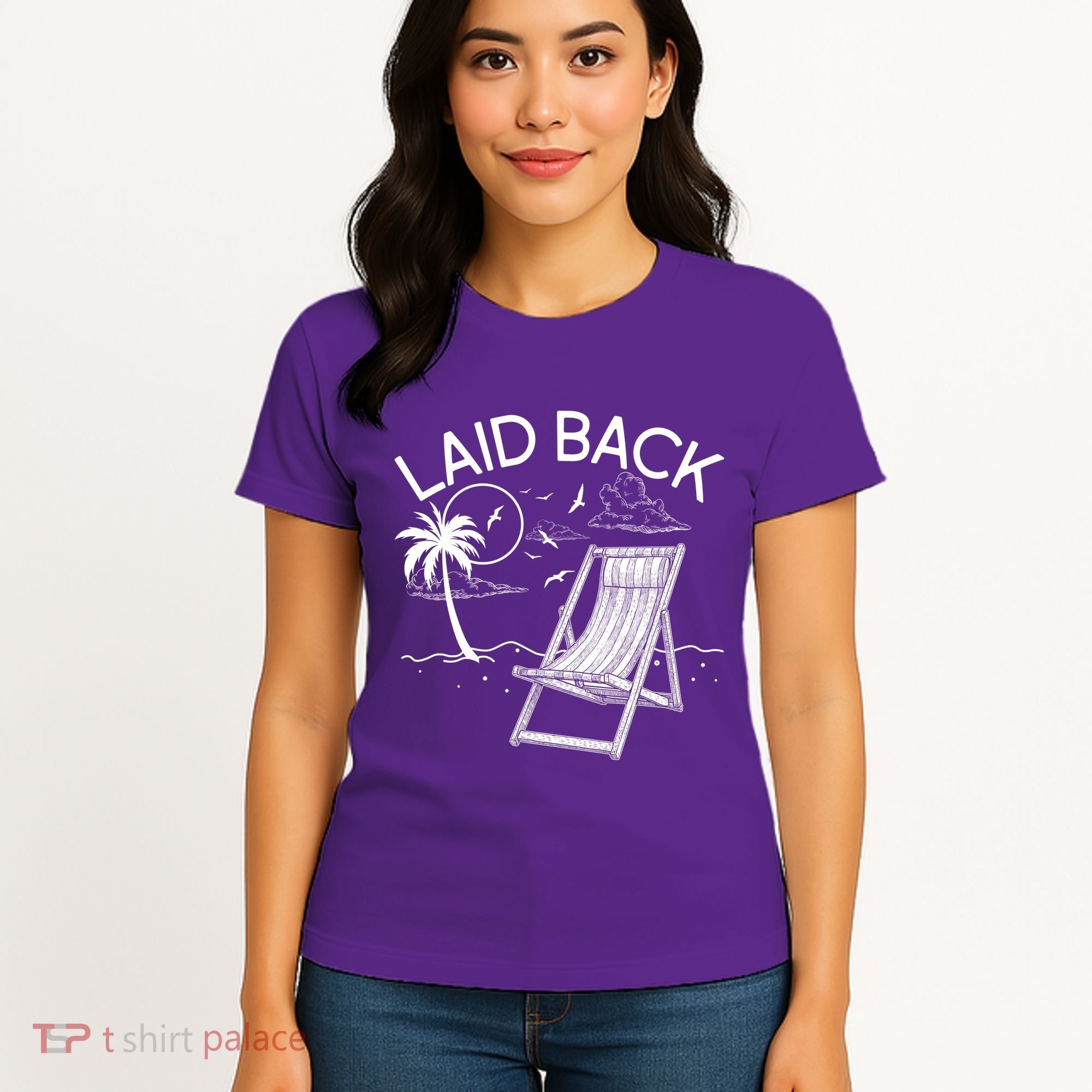 Laid Back Beach Vacation Time Women's T-Shirt