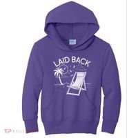 Laid Back Beach Vacation Time Kids Hoodie thumb 0