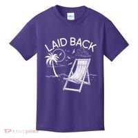 Laid Back Beach Vacation Time Kids T-Shirt thumb 0