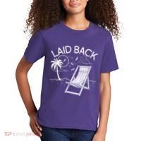 Laid Back Beach Vacation Time Kids T-Shirt thumb 2