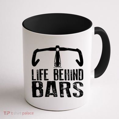 Life Behind Bars Cycling Coffee Mug back