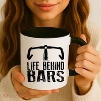 Life Behind Bars Cycling Coffee Mug thumb 3