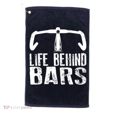 Life Behind Bars Cycling Golf Towel