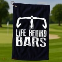 Life Behind Bars Cycling Golf Towel thumb 1