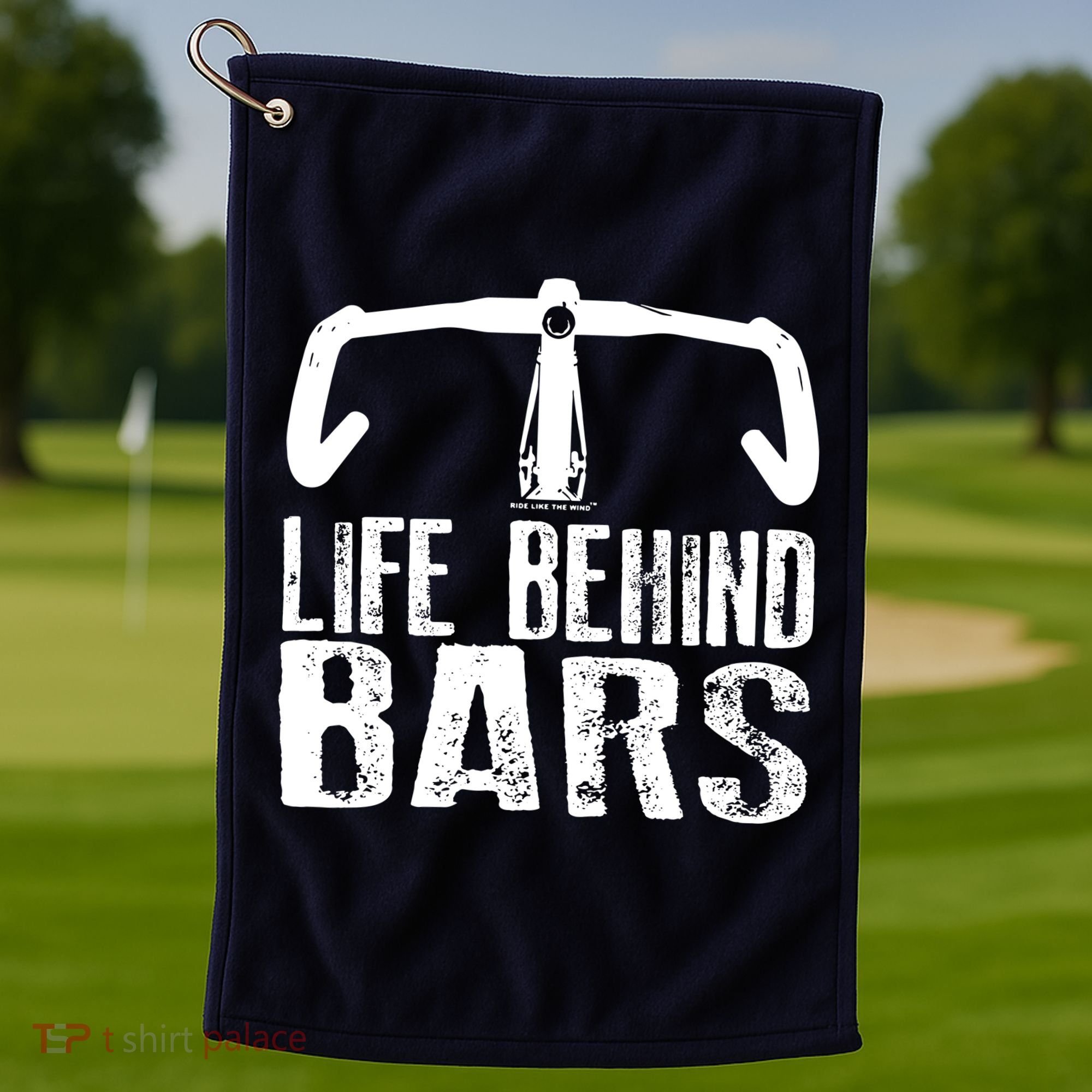 Life Behind Bars Cycling Golf Towel