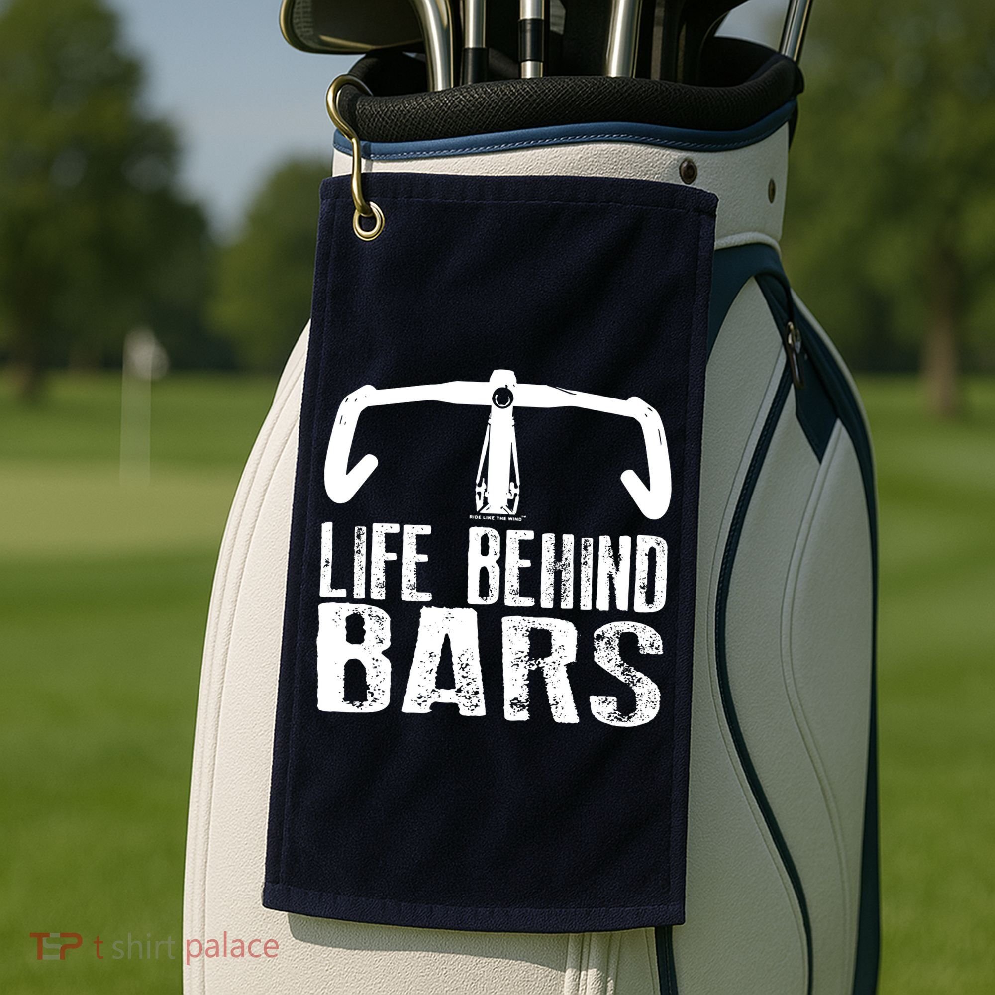 Life Behind Bars Cycling Golf Towel