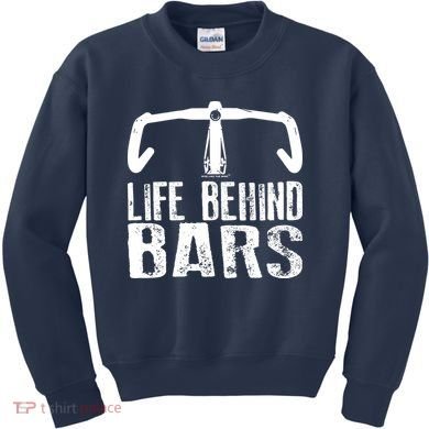 Life Behind Bars Cycling Kids Sweatshirt