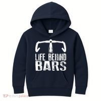 Life Behind Bars Cycling Kids Hoodie thumb 0