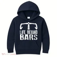 Life Behind Bars Cycling Kids Hoodie thumb 0