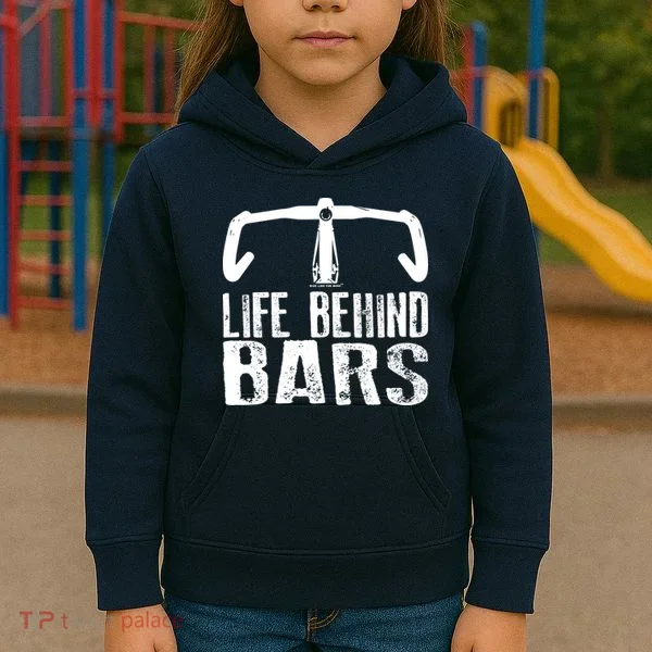 Life Behind Bars Cycling Kids Hoodie