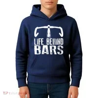 Life Behind Bars Cycling Kids Hoodie thumb 4