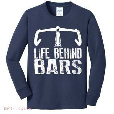 Life Behind Bars Cycling Kids Long Sleeve Shirt