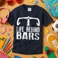 Life Behind Bars Cycling Kids T-Shirt thumb 3