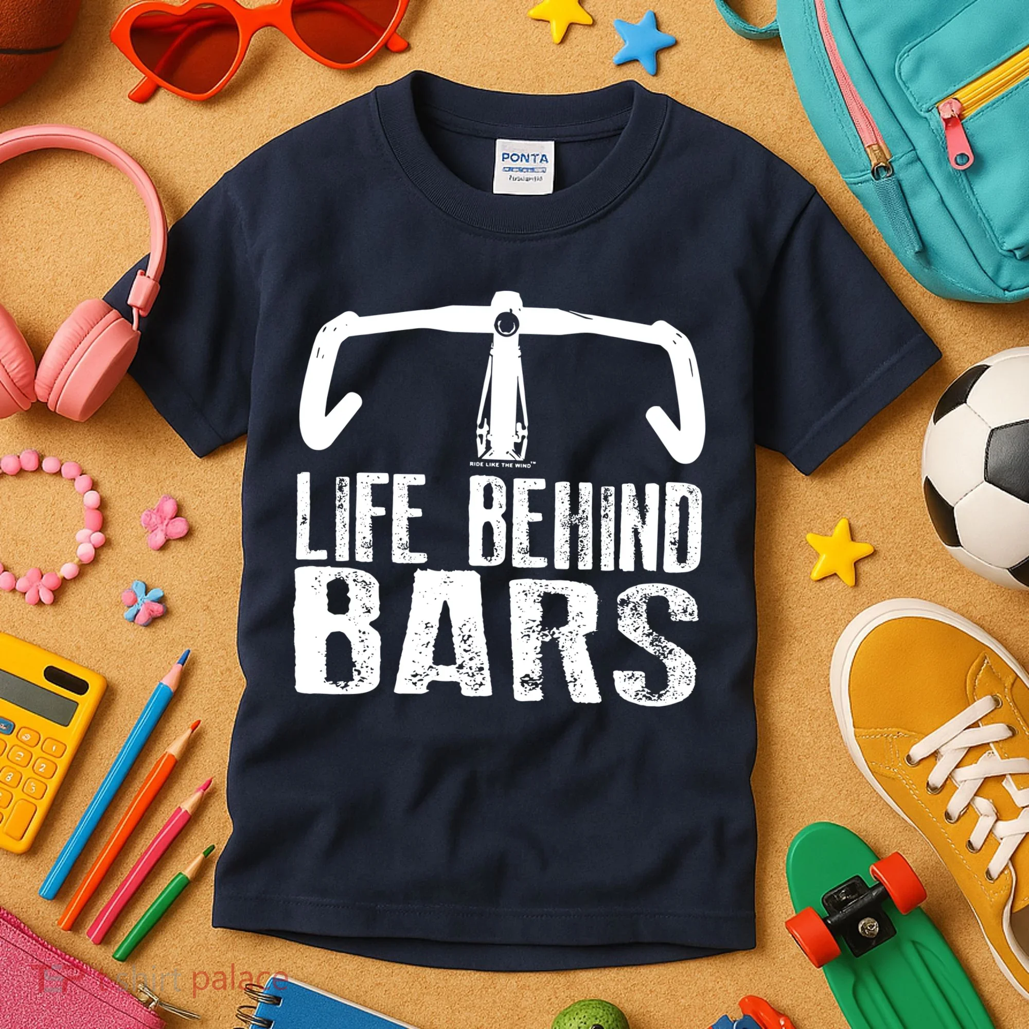 Life Behind Bars Cycling Kids T-Shirt