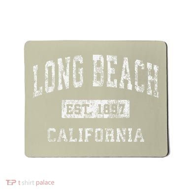 Long Beach California Ca Vintage Established Mousepad