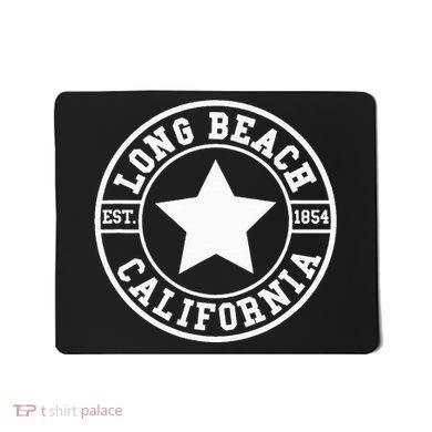 Long Beach California Athletic Throwback Design Classic Mousepad