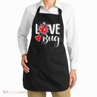 Love Bug Cute Valentine's Day Party Ladybug Apron thumb 2