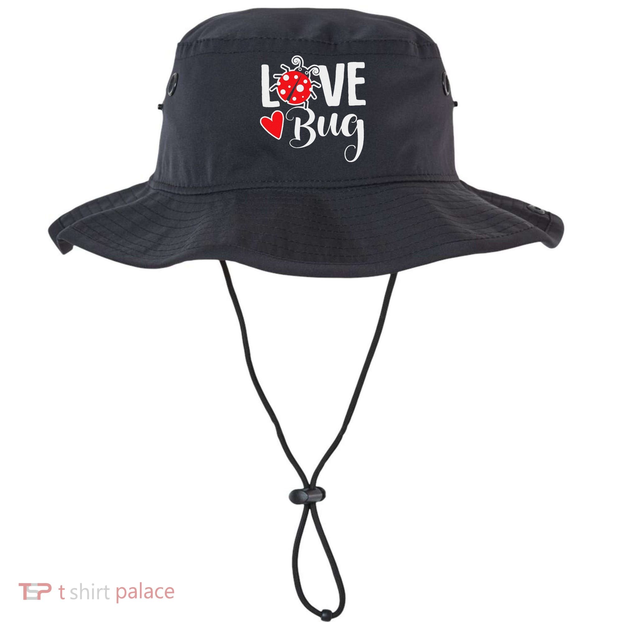 Love Bug Cute Valentine's Day Party Ladybug Bucket Hat