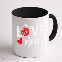 Love Bug Cute Valentine's Day Party Ladybug Coffee Mug thumb 1