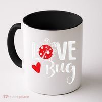 Love Bug Cute Valentine's Day Party Ladybug Coffee Mug thumb 0