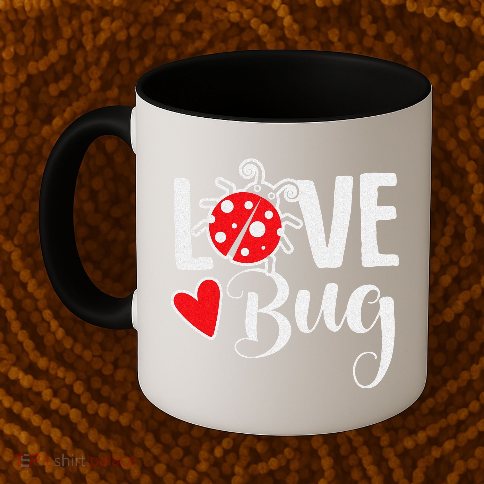 Love Bug Cute Valentine's Day Party Ladybug Coffee Mug