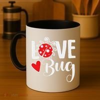 Love Bug Cute Valentine's Day Party Ladybug Coffee Mug thumb 4