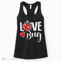 Love Bug Cute Valentine's Day Party Ladybug Women's Tank Top thumb 0