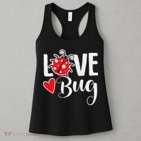 Love Bug Cute Valentine's Day Party Ladybug Women's Tank Top thumb 3
