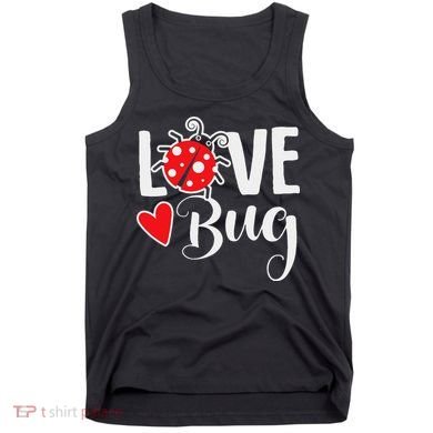 Love Bug Cute Valentine's Day Party Ladybug Tank Top