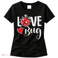 Love Bug Cute Valentine's Day Party Ladybug Women's T-Shirt thumb 0