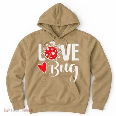 Love Bug Cute Valentine's Day Party Ladybug Hoodie