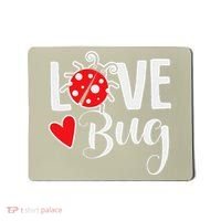 Love Bug Cute Valentine's Day Party Ladybug Mousepad thumb 0