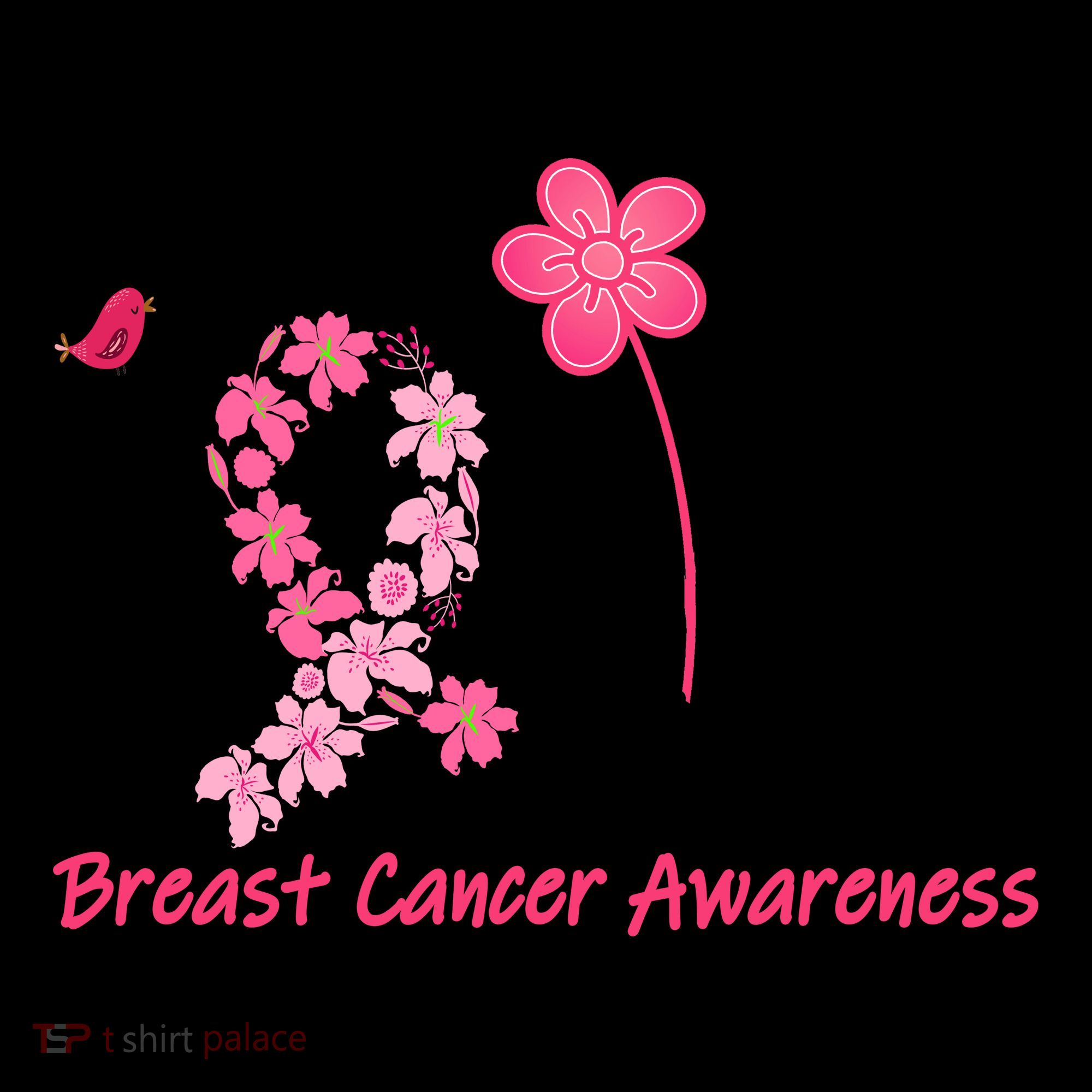 Love Breast Cancer Awareness Flower Ribbon Coffee Mug