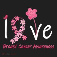 Love Breast Cancer Awareness Flower Ribbon Hat thumb 2