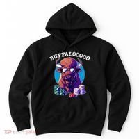Lucky Buffalo Casino Slot Machine Buffalooooo Gambling Hoodie thumb 0