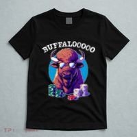Lucky Buffalo Casino Slot Machine Buffalooooo Gambling T-Shirt thumb 5