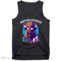 Lucky Buffalo Casino Slot Machine Buffalooooo Gambling Tank Top thumb 0