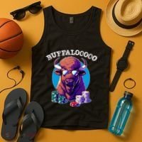 Lucky Buffalo Casino Slot Machine Buffalooooo Gambling Tank Top thumb 4