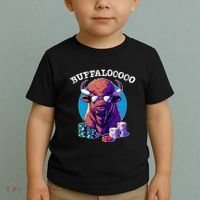 Lucky Buffalo Casino Slot Machine Buffalooooo Gambling Toddler T-Shirt thumb 2