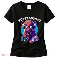 Lucky Buffalo Casino Slot Machine Buffalooooo Gambling Women's T-Shirt thumb 0