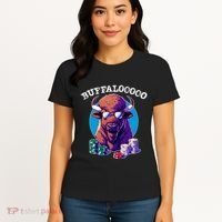 Lucky Buffalo Casino Slot Machine Buffalooooo Gambling Women's T-Shirt thumb 4